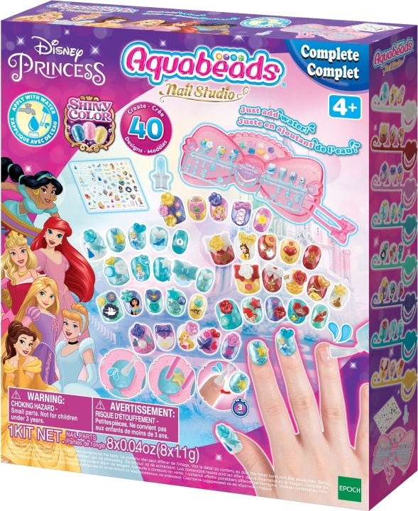 Aquabeads Nail Studio - Disney Princess i gruppen LEKER, BARN OG BABY / Leker / Håndtverk hos TP E-commerce Nordic AB (C40445)