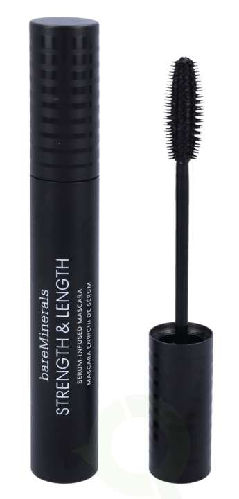 BareMinerals Strenght & Lenght Serum-Infused Mascara 8 ml Black i gruppen HELSE OG SKJØNNHET / Makeup / Øyne og øyebryn / Mascara hos TP E-commerce Nordic AB (C40524)