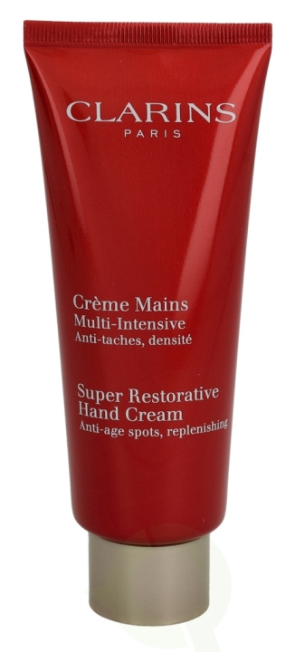 Clarins Super Restorative Hand Cream 100 ml i gruppen HELSE OG SKJØNNHET / Manikyr/pedikyr / Håndkrem hos TP E-commerce Nordic AB (C40571)