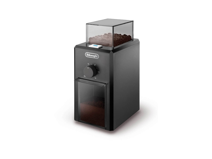 Delonghi KG79 kaffekvern, svart i gruppen HJEM, HUS OG HAGE / Husholdningsapparater / Kaffe og espresso / Kaffekverner hos TP E-commerce Nordic AB (C40837)