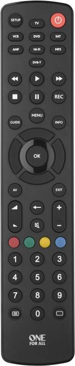 ONE FOR ALL Contour 8 universal fjernkontroll i gruppen Elektronikk / Lyd & Bilde / TV og tilbehør / Fjernkontroller hos TP E-commerce Nordic AB (C40842)
