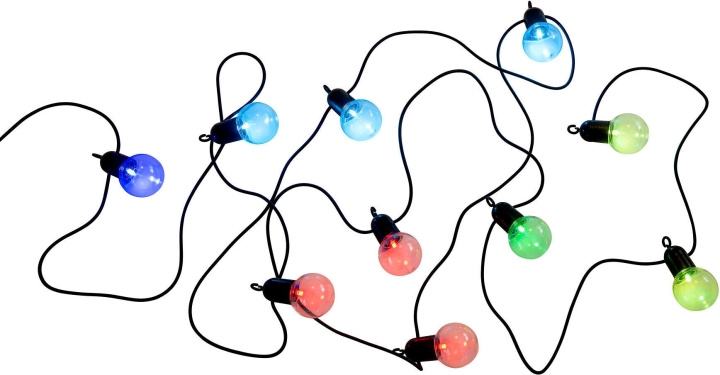 AIRAM SmartHome 10 LED RGB-lyskæde, IP44 i gruppen Elektronikk / Lys / LED sløyfer hos TP E-commerce Nordic AB (C40900)