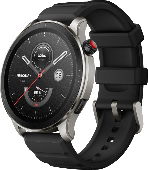 Amazfit GTR 4 smartklokke, Superspeed Black i gruppen SPORT, FRITID & HOBBY / Smartwatch og Aktivitetsmålere / Smartwatches hos TP E-commerce Nordic AB (C40922)