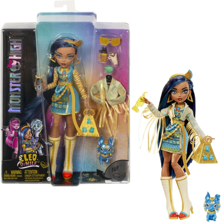 Monster High Core Cleo De Nile -modus docka i gruppen LEKER, BARN OG BABY / Leker / Dukker & tilbehør hos TP E-commerce Nordic AB (C40935)