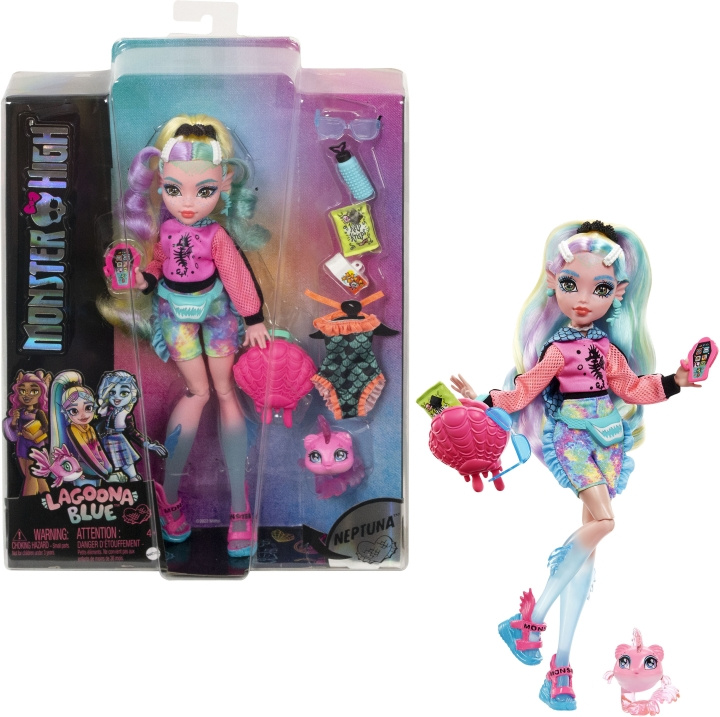 Monster High Core Lagoona Blue -muotinukke i gruppen LEKER, BARN OG BABY / Leker / Dukker & tilbehør hos TP E-commerce Nordic AB (C40936)