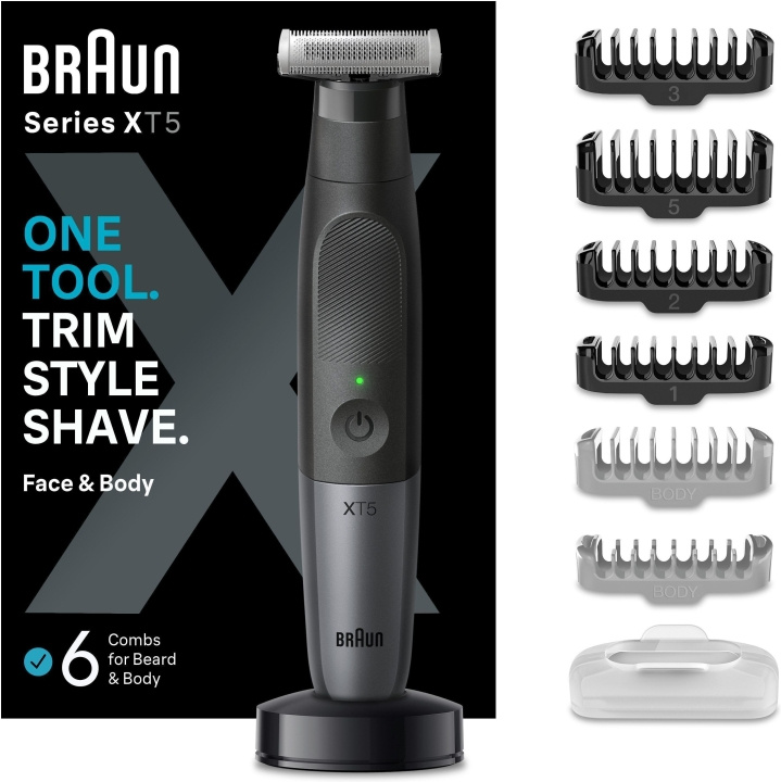 Braun Series X XT5300 - skjeggtrimmer i gruppen HELSE OG SKJØNNHET / Hår & styling / Barbering og trimming / Skjeggtrimmere og tilbehør hos TP E-commerce Nordic AB (C40956)