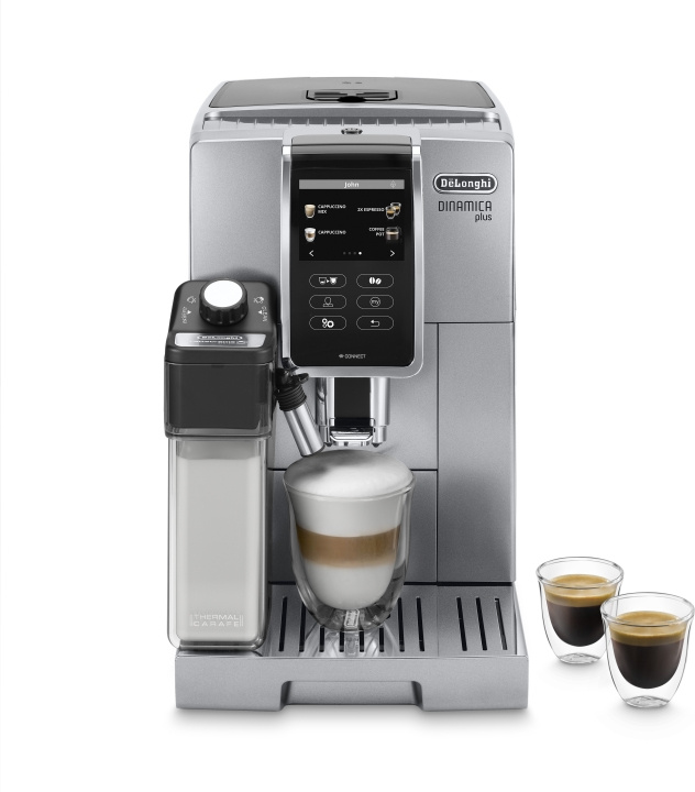 Delonghi Dinamica Plus ECAM370.95.S -kaffemaskin i gruppen HJEM, HUS OG HAGE / Husholdningsapparater / Kaffe og espresso / Kaffetraktere hos TP E-commerce Nordic AB (C40959)
