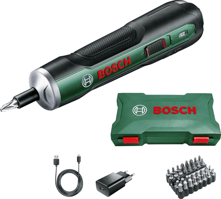 Bosch PushDrive 3,6 V/1,5 Ah batteridrevet skrutrekker i gruppen HJEM, HUS OG HAGE / Verktøy / Skrutrekkere hos TP E-commerce Nordic AB (C40964)