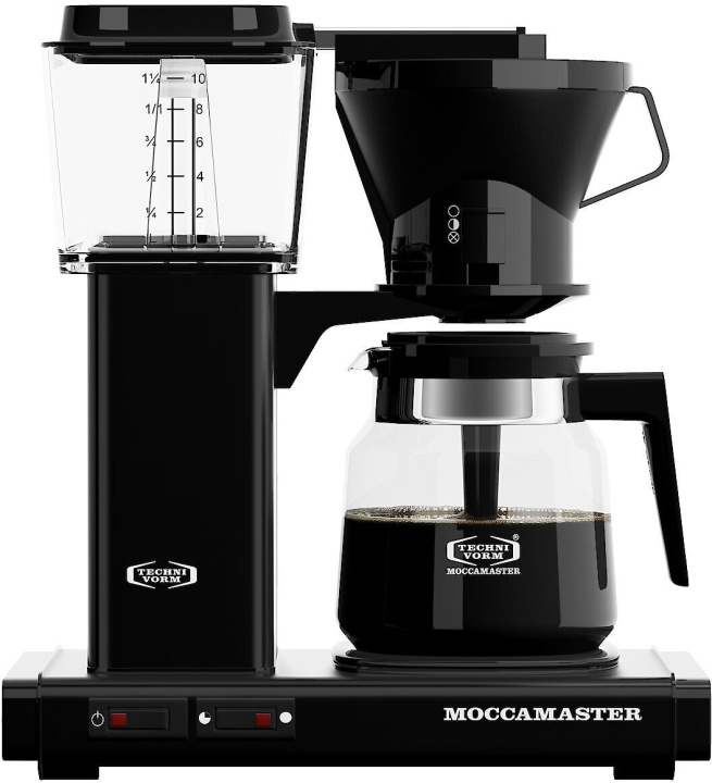Moccamaster Manual -kahvinkeitin, musta i gruppen HJEM, HUS OG HAGE / Husholdningsapparater / Kaffe og espresso / Kaffetraktere hos TP E-commerce Nordic AB (C40983)