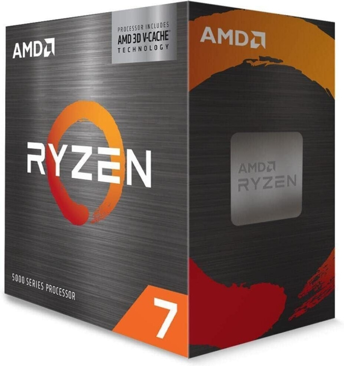 AMD Ryzen 7 5800X3D -prosessori AM4 -kantaan i gruppen Datautstyr / PC-Komponenter / Prosessorer hos TP E-commerce Nordic AB (C41064)