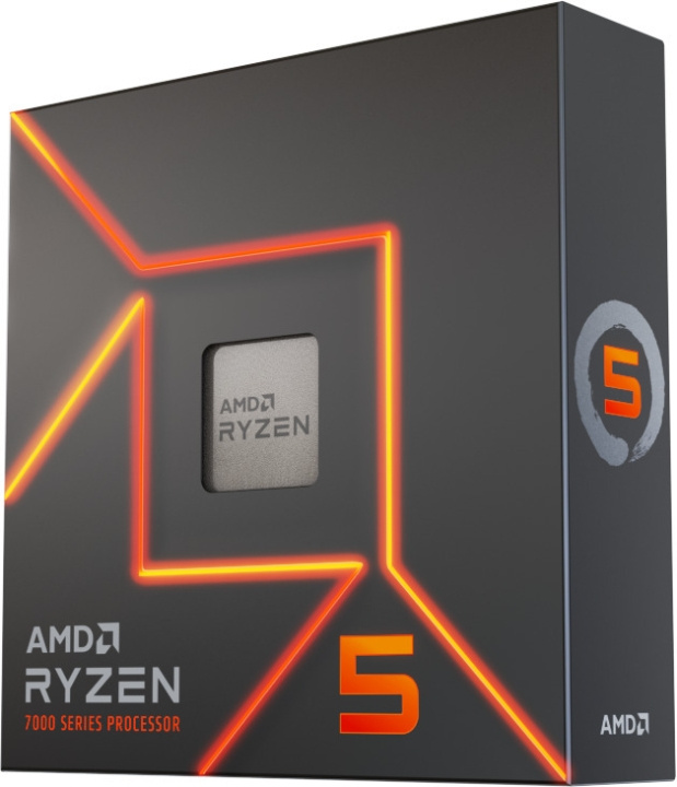 AMD Ryzen 5 7600X -prosessori AM5 -kantaan i gruppen Datautstyr / PC-Komponenter / Prosessorer hos TP E-commerce Nordic AB (C41094)