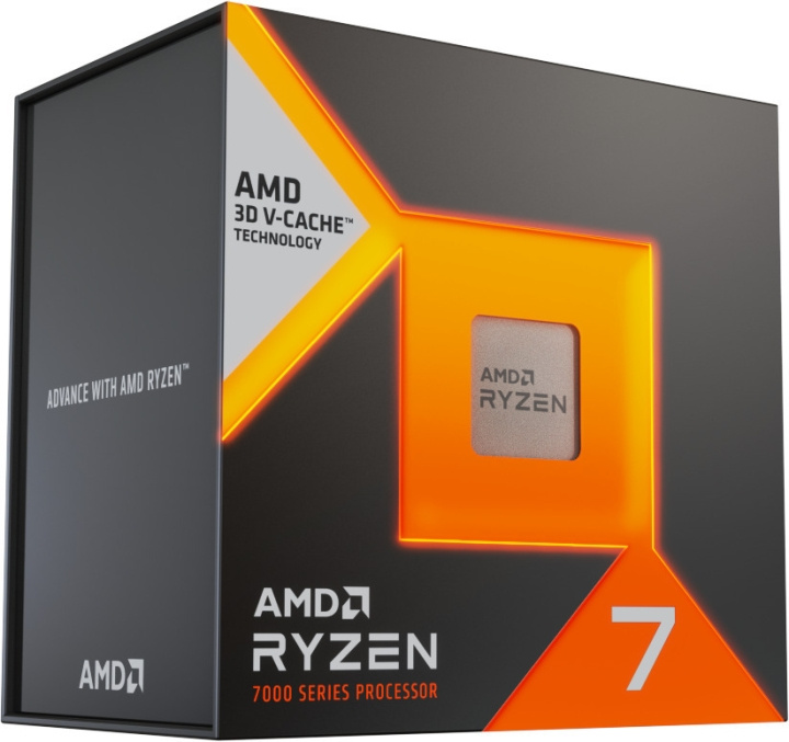 AMD Ryzen 7 7800X3D-prosessor for AM5-sokkel i gruppen Datautstyr / PC-Komponenter / Prosessorer hos TP E-commerce Nordic AB (C41108)