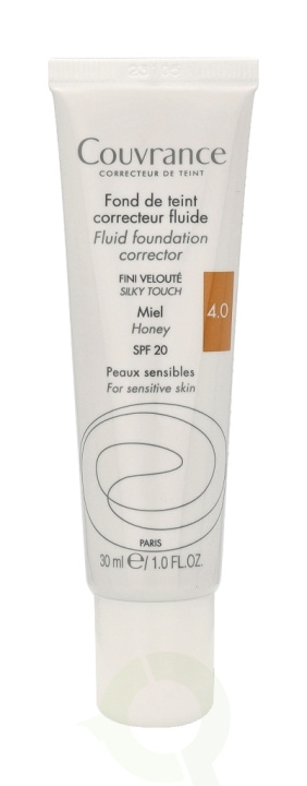 Avene Couvrance Fluid Foundation Corrector SPF20 30 ml #4.0 Honey i gruppen HELSE OG SKJØNNHET / Makeup / Makeup ansikt / Foundation hos TP E-commerce Nordic AB (C41242)