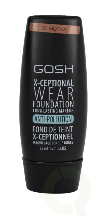 Gosh X-Ceptional Wear Foundation Long Lasting Makeup 35 ml 22 Mocha i gruppen HELSE OG SKJØNNHET / Makeup / Makeup ansikt / Foundation hos TP E-commerce Nordic AB (C41474)