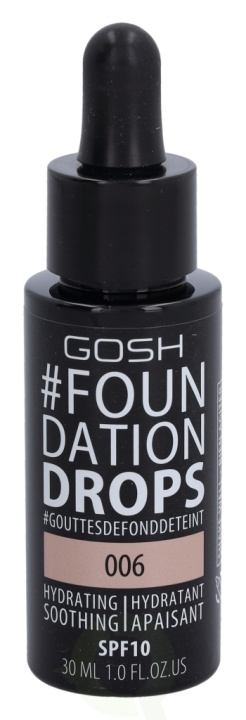Gosh Foundation Drops SPF10 30 ml Tawney i gruppen HELSE OG SKJØNNHET / Makeup / Makeup ansikt / Foundation hos TP E-commerce Nordic AB (C41484)