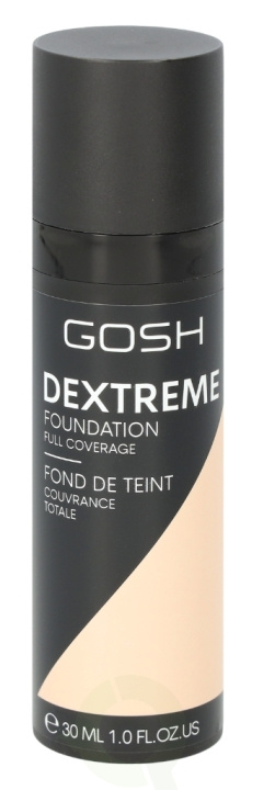 Gosh Dextreme Full Coverage Foundation 30 ml 002 Ivory i gruppen HELSE OG SKJØNNHET / Makeup / Makeup ansikt / Foundation hos TP E-commerce Nordic AB (C41496)