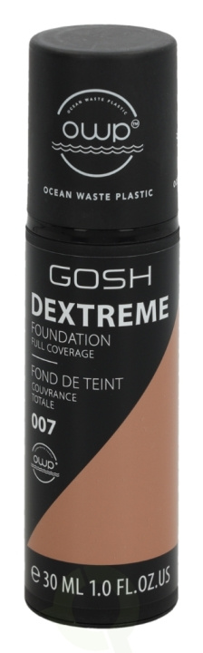 Gosh Dextreme Full Coverage Foundation 30 ml 007 Tawny i gruppen HELSE OG SKJØNNHET / Makeup / Makeup ansikt / Foundation hos TP E-commerce Nordic AB (C41500)