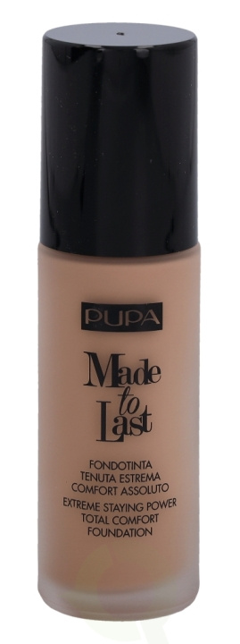 Pupa Milano Pupa Made To Last Total Comfort Foundation SPF10 30 ml #040 Medium Beige i gruppen HELSE OG SKJØNNHET / Makeup / Makeup ansikt / Foundation hos TP E-commerce Nordic AB (C41761)