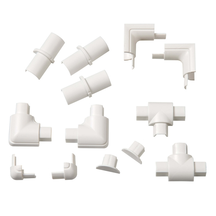 D-LINE Adapter Kit 16x8mm Vit i gruppen Elektronikk / Kabler og adaptere / Kabelhåndtering hos TP E-commerce Nordic AB (C41955)