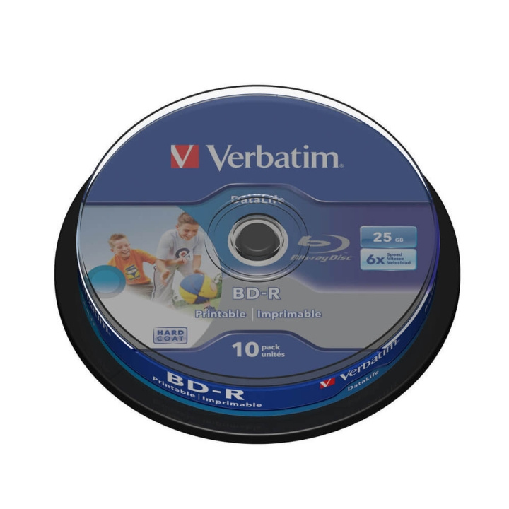 Verbatim BD-R 25GB 6x 10-pk Spindel Printbar i gruppen Elektronikk / Lagringsmedia / CD/DVD/BD-plater / Blu-Ray hos TP E-commerce Nordic AB (C41979)