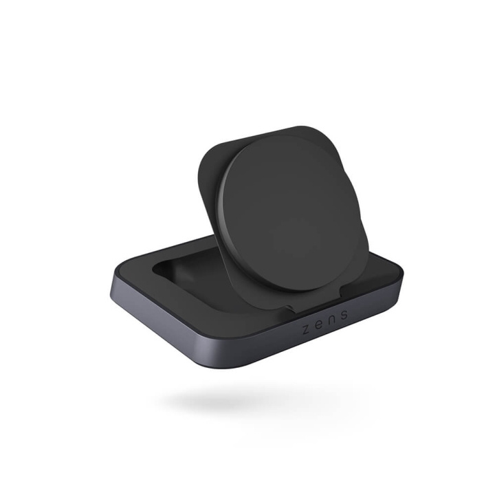 Zens Magnetisk Nattlader Qi 15W Apple Hurtiglading i gruppen SMARTTELEFON & NETTBRETT / Ladere og Kabler / Trådløs lader QI hos TP E-commerce Nordic AB (C41984)