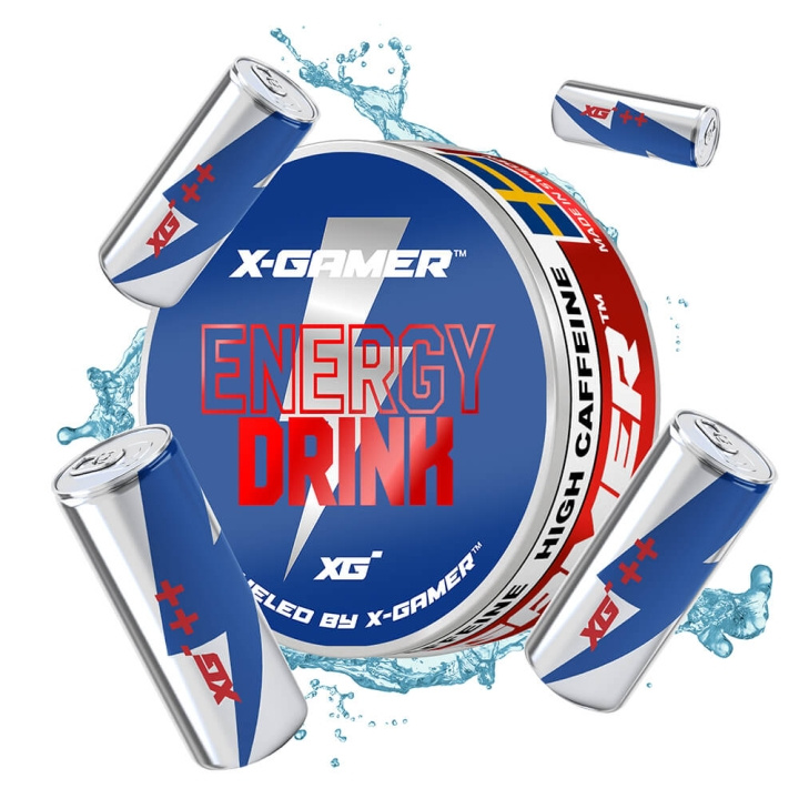 X-GAMER Energi Snus Energidrink i gruppen Datautstyr / GAMING / Energidrikke for gamere hos TP E-commerce Nordic AB (C41999)