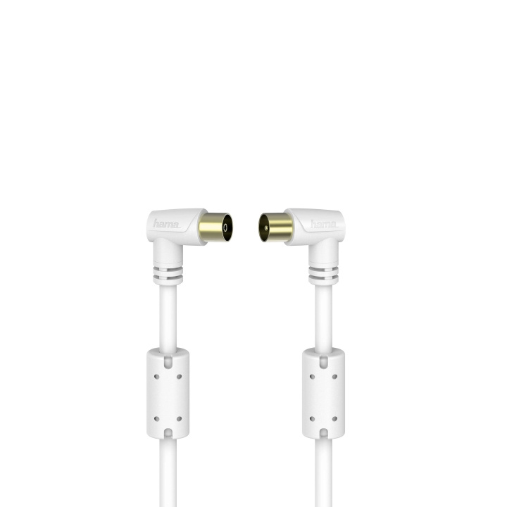 Hama Kabel Antenn Vinkel 95dB Ferrit Vit 3m i gruppen Elektronikk / Kabler og adaptere / Antennekabler og tilbehør / Antennekabler hos TP E-commerce Nordic AB (C42079)