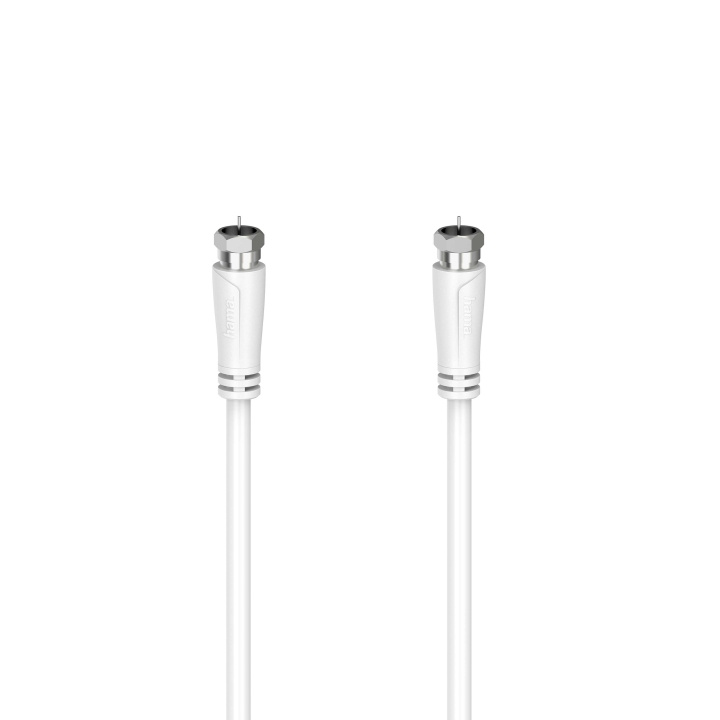 Hama Kabel Antenn SAT 90dB F-Plug-F-Plug Vit 3m i gruppen Elektronikk / Kabler og adaptere / Antennekabler og tilbehør / Antennekabler hos TP E-commerce Nordic AB (C42088)