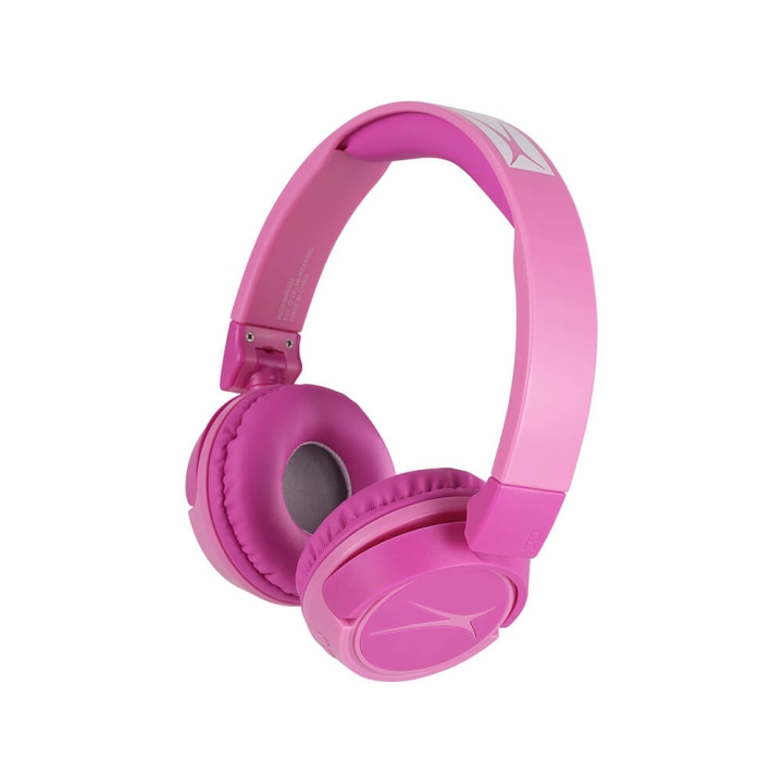 ALTEC LANSING Barnehodetelefoner Trådløse 2i1 On-Ear Rosa i gruppen Elektronikk / Lyd & Bilde / Hodetelefoner & Tilbehør / Hodetelefoner hos TP E-commerce Nordic AB (C42094)