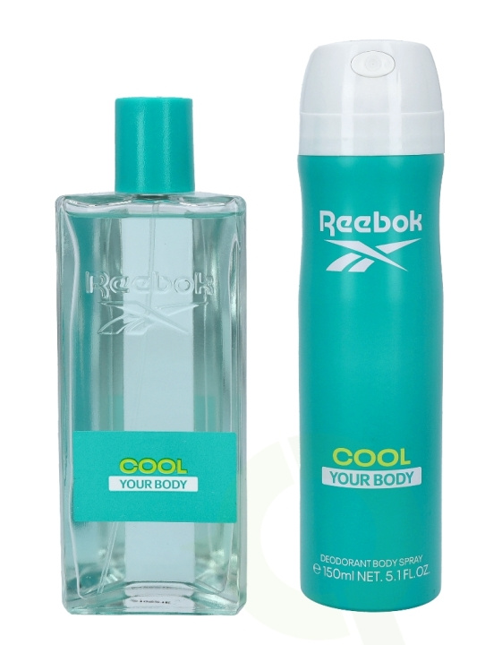 Reebok Cool Your Body Women Giftset 250 ml, Edt Spray 100ml/Body Spray 150ml i gruppen HELSE OG SKJØNNHET / Gavesett / Gavesett for henne hos TP E-commerce Nordic AB (C42307)