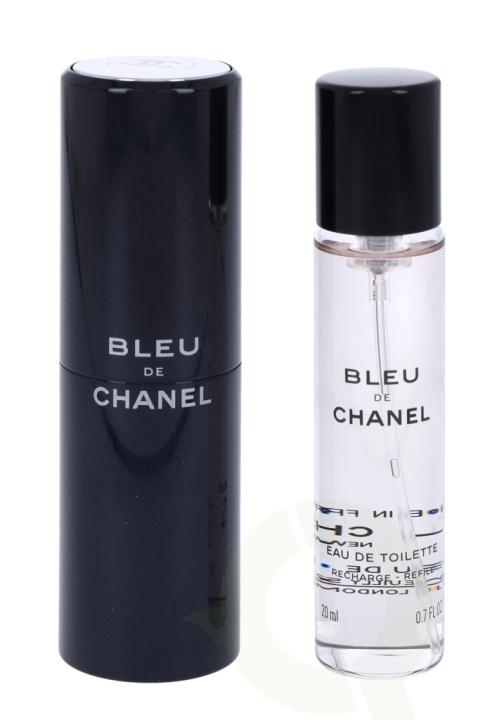 Chanel Bleu De Chanel Pour Homme Giftset 60 ml, Edt Spray 20ml/2x Edt Spray Refill 20ml - Travel Sprays i gruppen HELSE OG SKJØNNHET / Gavesett / Gavesett for ham hos TP E-commerce Nordic AB (C42433)