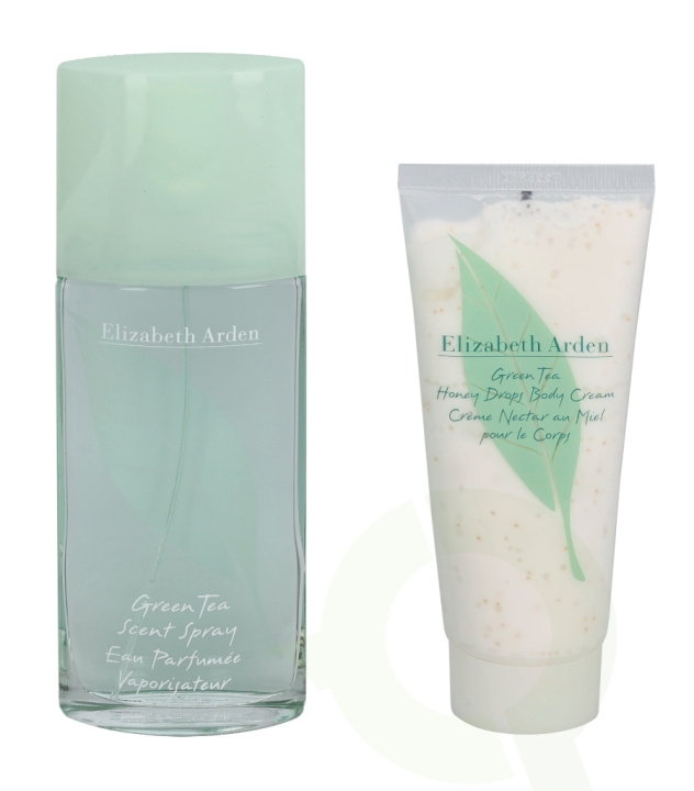 Elizabeth Arden E.Arden Green Tea Giftset 200 ml, Edp Spray 100ml/Body Cream 100ml i gruppen HELSE OG SKJØNNHET / Gavesett / Gavesett for henne hos TP E-commerce Nordic AB (C42462)