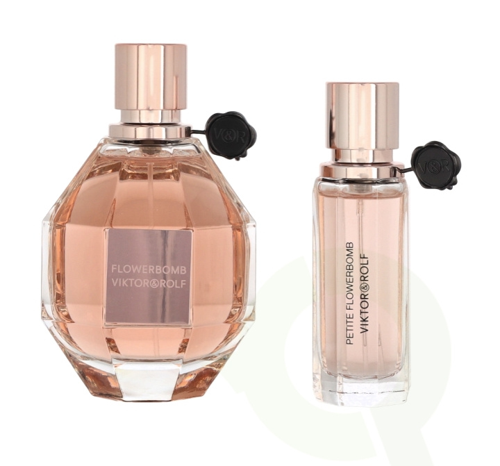 Viktor & Rolf Flowerbomb Gavesett 120 ml, Edp Spray 100ml/Edp Spray 20ml i gruppen HELSE OG SKJØNNHET / Gavesett / Gavesett for henne hos TP E-commerce Nordic AB (C42530)