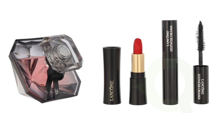 Lancome Tresor La Nuit Giftset 55.6 ml Edp Spray 50ml/Hypnose Drama Mascara 4ml/L\'absolu Rouge Drama Matte Mini Lipstick 1,6gr i gruppen HELSE OG SKJØNNHET / Gavesett / Gavesett for henne hos TP E-commerce Nordic AB (C42576)
