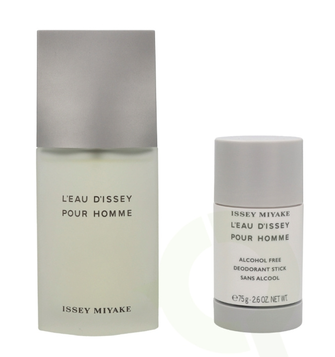 Issey Miyake L\'Eau D\'Issey Pour Homme Giftset 150 ml Edt Spray 75ml/Deostick 75ml i gruppen HELSE OG SKJØNNHET / Gavesett / Gavesett for ham hos TP E-commerce Nordic AB (C42582)