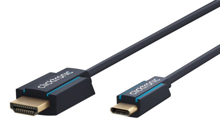 ClickTronic Adapterkabel fra USB-C™ til HDMI™ Premium-kabel | USB-C™-kontakt HDMI™-kontakt | 2,0 m | 4K @ 60 Hz i gruppen Elektronikk / Kabler og adaptere / HDMI / Kabler hos TP E-commerce Nordic AB (C42670)