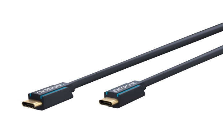 ClickTronic USB-C™ 3.2 Gen 1-kabel Premium-kabel | USB-C™-kontakt USB-C™-kontakt | 2,0 m | 5 Gbit/s i gruppen Datautstyr / Kabler og adaptere / USB / USB-C hos TP E-commerce Nordic AB (C42678)