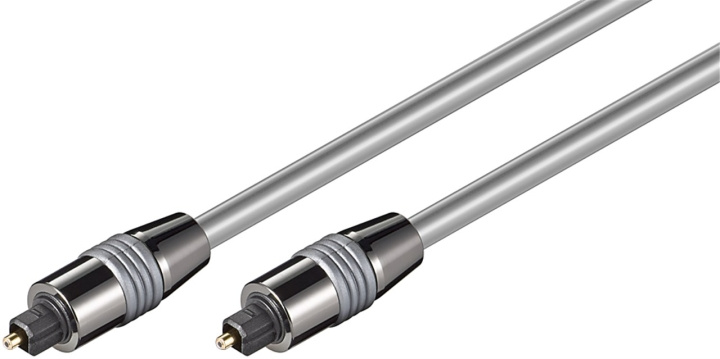 Goobay Toslink-kabel 6 mm med metallplugger Toslink-kontakt > Toslink-kontakt, ø 6 mm, 0,5 m i gruppen Elektronikk / Kabler og adaptere / Lyd Digital hos TP E-commerce Nordic AB (C42704)