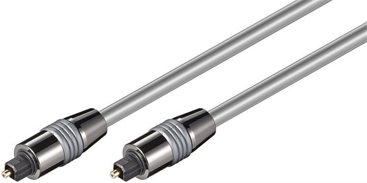 Goobay Toslink-kabel 6 mm med metallpluggar Toslink-kontakt > Toslink-kontakt, ø 6 mm i gruppen Elektronikk / Kabler og adaptere / Lyd Digital hos TP E-commerce Nordic AB (C42705)
