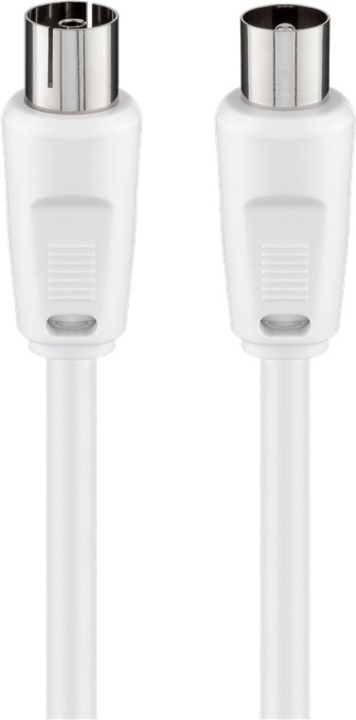 Goobay Antennekabel (80 dB), dobbeltskjermet koaksialplugg > koaksialplugg (helskjermet), 10 m i gruppen Elektronikk / Kabler og adaptere / Antennekabler og tilbehør / Antennekabler hos TP E-commerce Nordic AB (C42710)