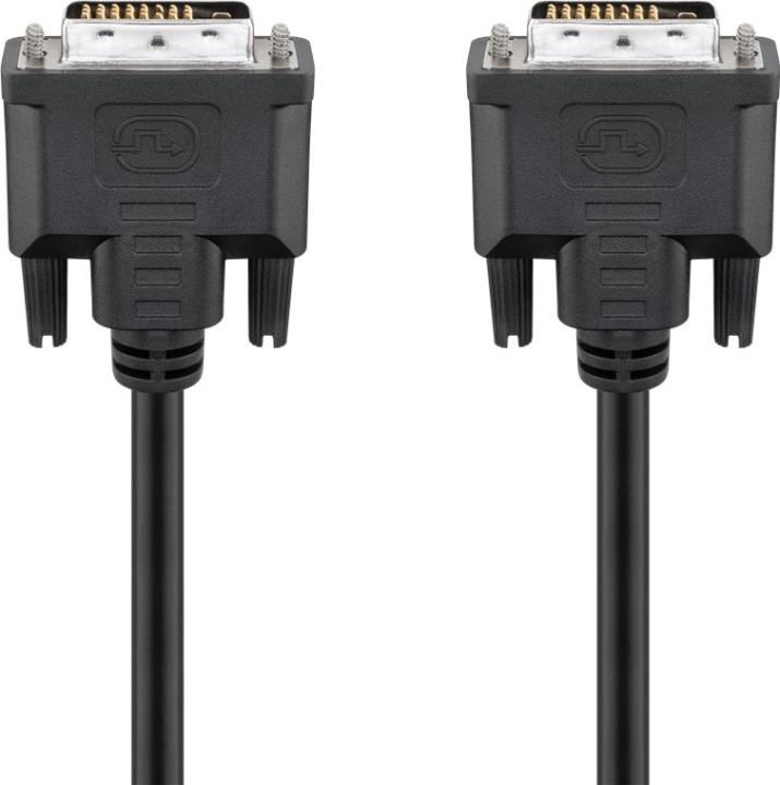 Goobay DVI-D Full HD-kabel Dual Link, Nickel DVI-D-kontakt Dual Link (24 + 1 pin) > DVI-D-kontakt Dual Link (24 + 1 pin) i gruppen Datautstyr / Kabler og adaptere / DVI / Kabler hos TP E-commerce Nordic AB (C42732)