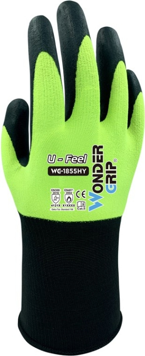 Wonder Grip WG-1855HY Bilverksted, industrielt vedlikehold, presisjonsmontering, byggeplass, logistikk og transport, Størrelse: XL/10 i gruppen HJEM, HUS OG HAGE / Verktøy / Arbeidshansker hos TP E-commerce Nordic AB (C42806)