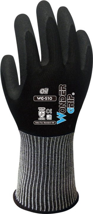 Wonder Grip WG-510 Bilverksted, romfart, industrielt vedlikehold, presisjonsmontering, byggeplass, Størrelse: XL/10 i gruppen HJEM, HUS OG HAGE / Verktøy / Arbeidshansker hos TP E-commerce Nordic AB (C42840)