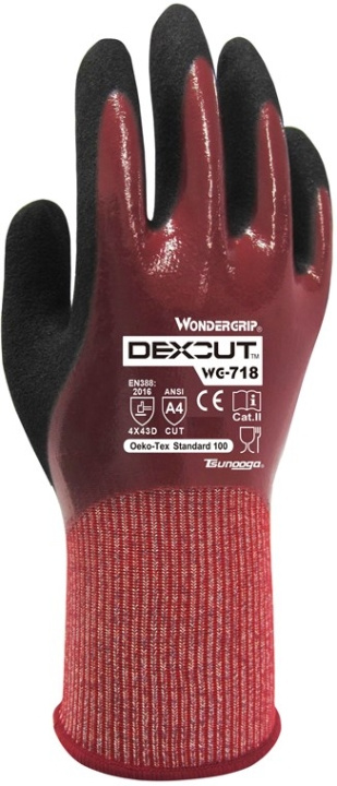 Wonder Grip WG-718 Bilverksted, Industrielt vedlikehold, Glassindustri, Stålindustri, Næringsmiddelindustri, Størrelse: L/9 i gruppen HJEM, HUS OG HAGE / Verktøy / Arbeidshansker hos TP E-commerce Nordic AB (C42845)