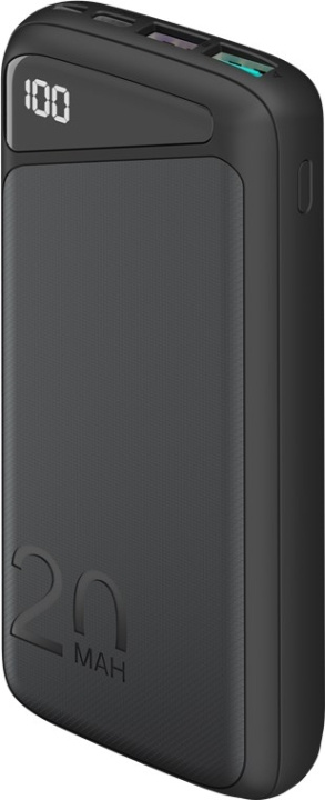 Goobay Snabbladdning Powerbank 20.000 mAh (USB-C™ PD, QC 3.0) Kraftfull powerbank med statusdisplay, kompatibel med Quick Charge i gruppen SMARTTELEFON & NETTBRETT / Ladere og Kabler / Powerbanks hos TP E-commerce Nordic AB (C42872)