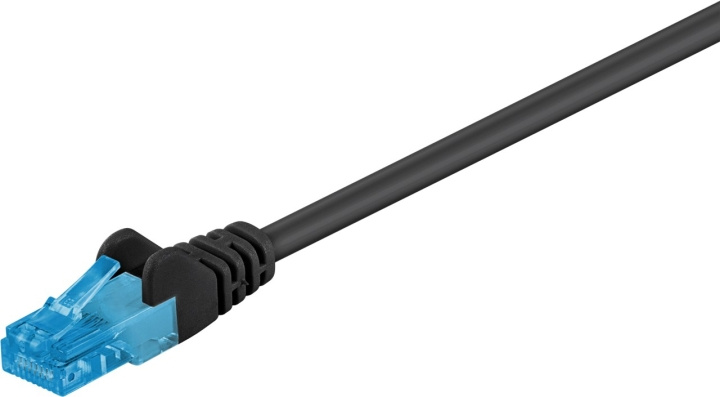 Goobay Kretskabel CAT 6A, U/UTP, svart kobberleder (CU), halogenfri kabelkappe (LSZH), 2 m i gruppen Datautstyr / Kabler og adaptere / Nettverk / Cat6 hos TP E-commerce Nordic AB (C42901)