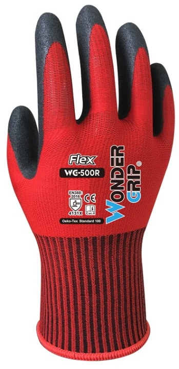 Wonder Grip WG-500R Bilverksted, romfart, industrielt vedlikehold, montering, byggeplass, Størrelse: XL/10 i gruppen HJEM, HUS OG HAGE / Verktøy / Arbeidshansker hos TP E-commerce Nordic AB (C42962)