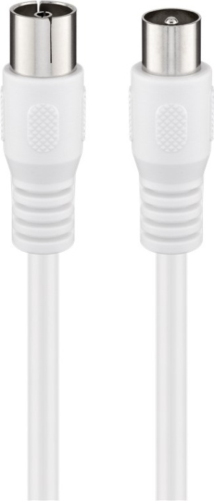 Goobay Antennekabel (klasse A+, >95 dB), 3x skjermet koaksialplugg > koaksialplugg (helskjermet), 3 m i gruppen Elektronikk / Kabler og adaptere / Antennekabler og tilbehør / Antennekabler hos TP E-commerce Nordic AB (C42967)