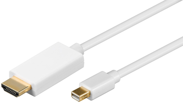 Goobay Adapterkabel for Mini DisplayPort™/HDMI™, gullbelagt Mini DisplayPort-plugg > HDMI™-kontakt (type A) i gruppen Datautstyr / Kabler og adaptere / DisplayPort / Kabler hos TP E-commerce Nordic AB (C43130)