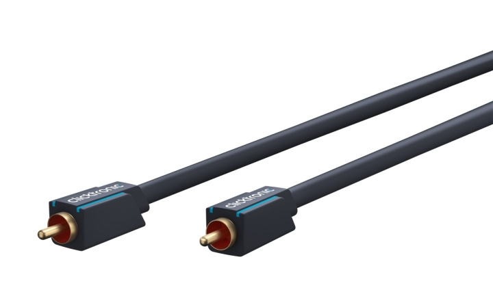 ClickTronic RCA-kabel, mono Premium-kabel | 1x cinchplugg 1x cinchplugg | 7,5 m | OFC innerleder i gruppen Elektronikk / Kabler og adaptere / RCA / Kabler hos TP E-commerce Nordic AB (C43387)